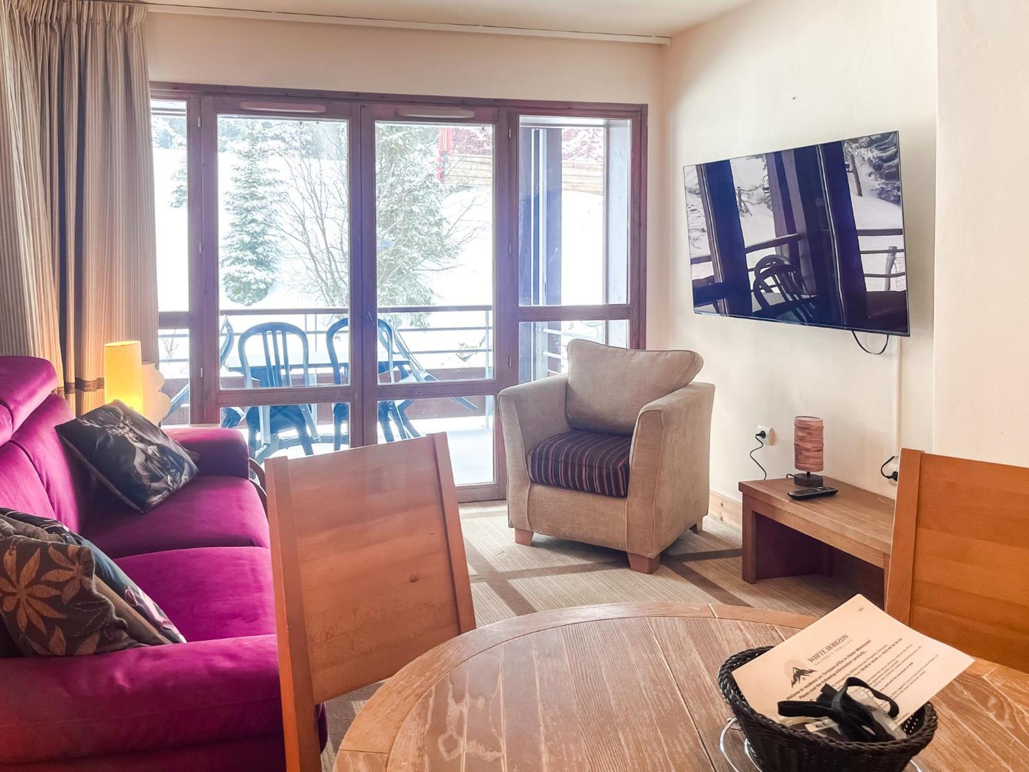 Large One-Bedroom Apartment, Wheelchair Adapted, Les Terrasses D'Eos Flaine Exteriér fotografie
