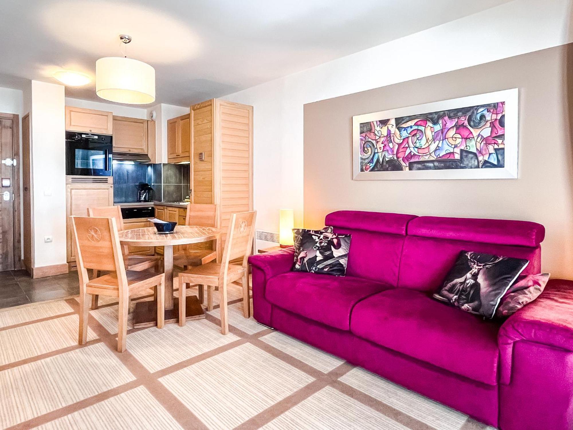 Large One-Bedroom Apartment, Wheelchair Adapted, Les Terrasses D'Eos Flaine Exteriér fotografie