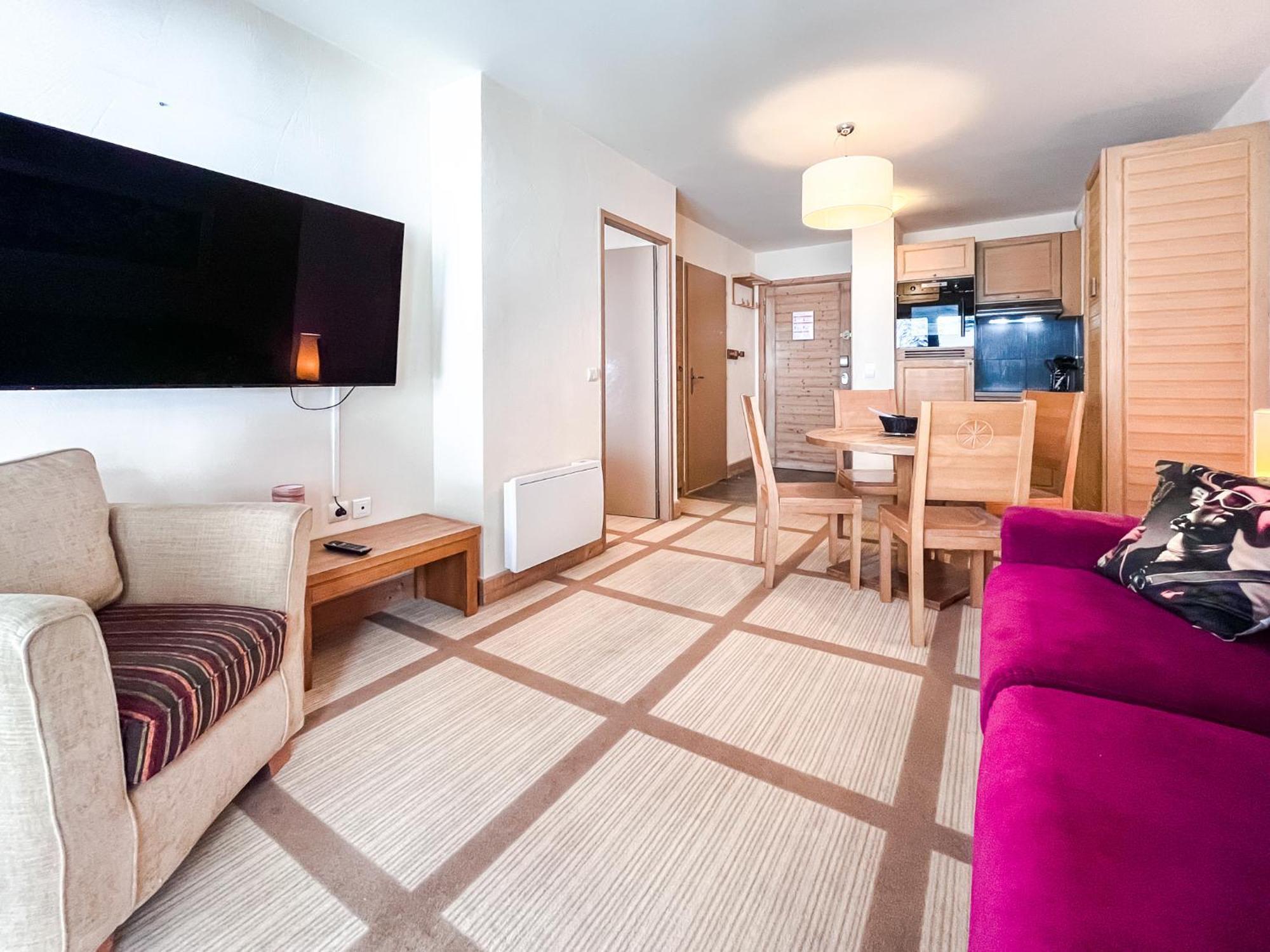 Large One-Bedroom Apartment, Wheelchair Adapted, Les Terrasses D'Eos Flaine Exteriér fotografie